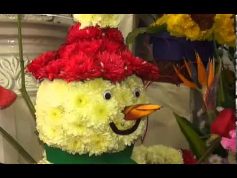 Arreglos florales para Navidad - YouTube