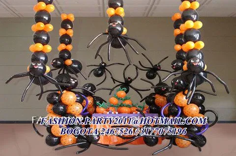 Arreglos de globos Halloween - Imagui