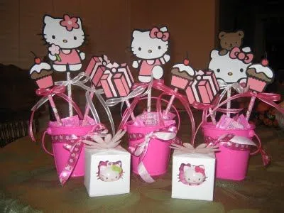 Arreglos de Hello Kitty para fiesta - Imagui