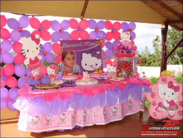 Hello Kitty decoración para cumpleaños - Imagui