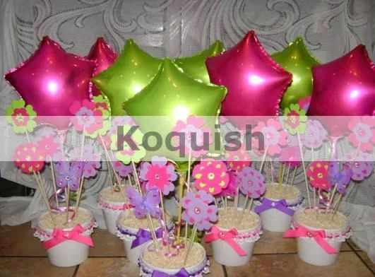 Arreglos de mesa para baby shower con flores - Imagui