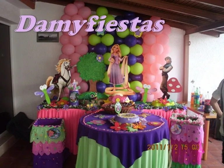 Rapunzel decoración fiesta - Imagui