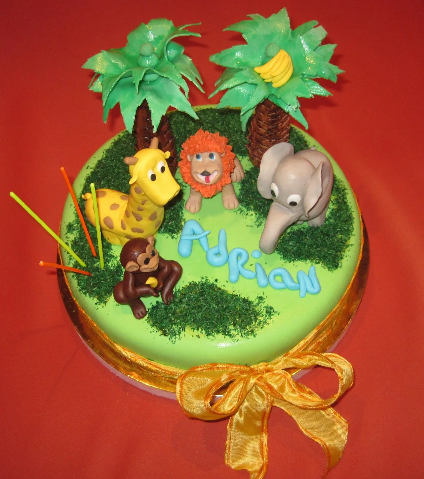 Art Cakes: Animales de la selva para Adrián