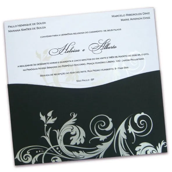 Art Invitte Convites – Convites para Casamento, Debutantes e Bodas ...