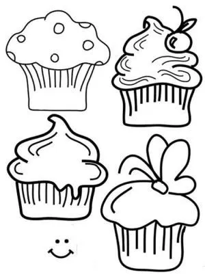 Art'sanália: Riscos para pintar cupcakes!