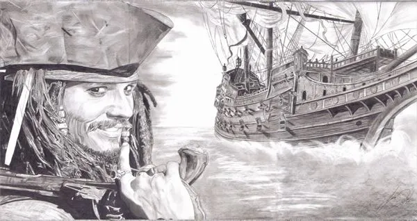 artdesign: Dibujos! Jack Sparrow