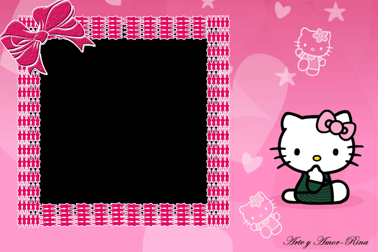 Arte y amor: Un nuevo marco de Hello Kitty