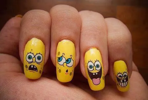 Arte & Uñas: Bob Esponja