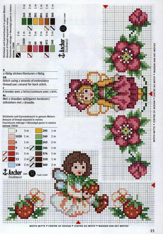 Arte by Cachopa - Ponto cruz II: Gráficos - Infantil - Fadas