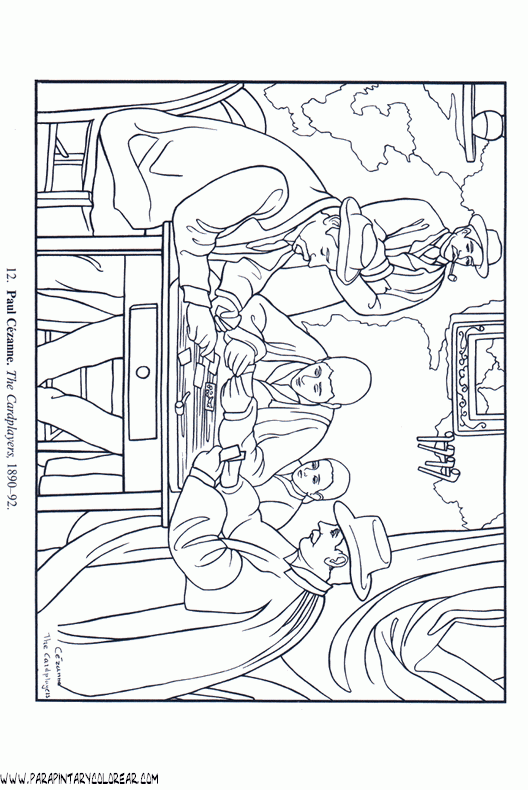 Cuadros del greco para colorear por niños - Imagui