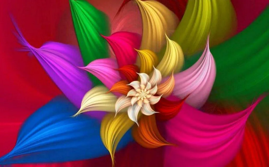 Arte Digital, Abstractos con Flores | Imágenes de Pinturas