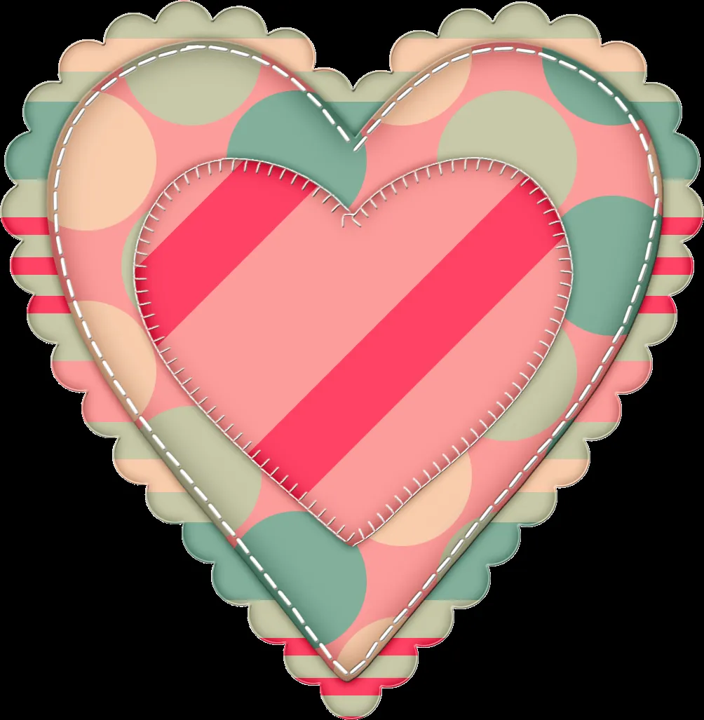 Arte digital: Bellos corazones en png