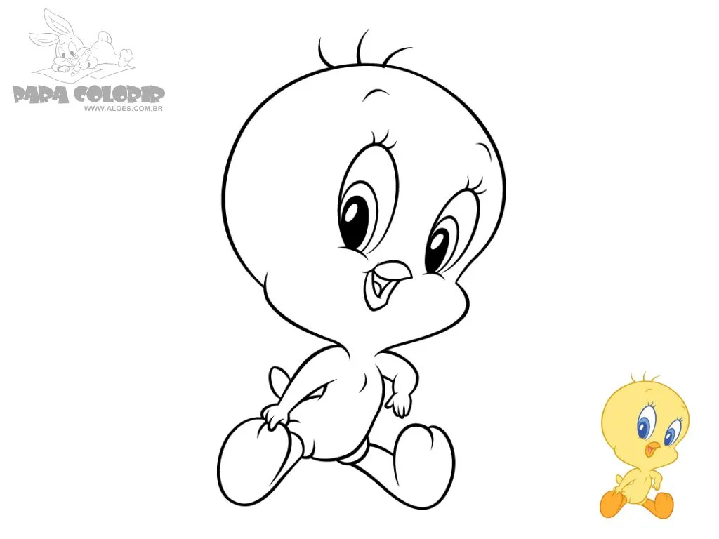 Arte em Panos: riscos do baby looney tunes