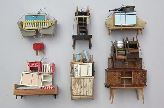 Arte emergente y casitas en miniatura - Paperblog