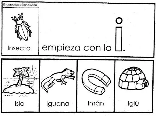 El arte de enseñar: Letra I