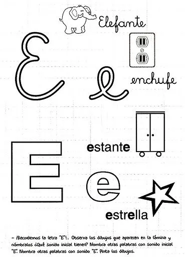 El arte de enseñar: Letra E