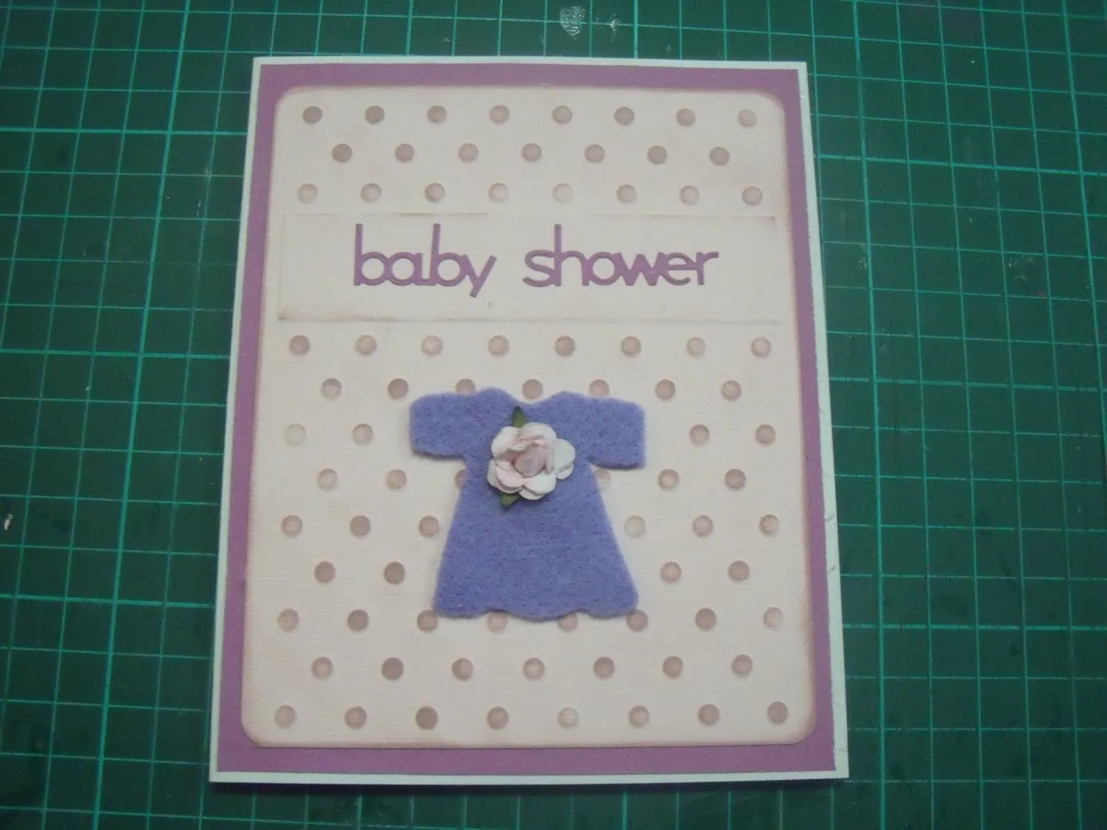 Arte Krusay Scrapbooking & Craft: Tarjeta Baby Shower