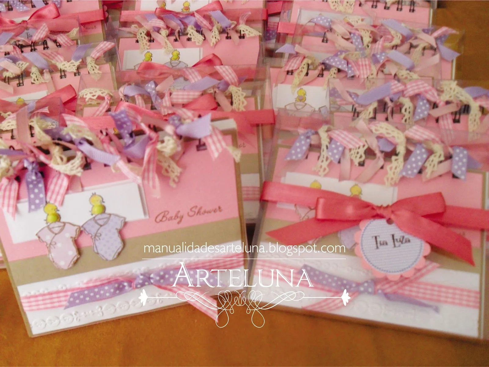 ARTE LUNA: TARJETAS BABY SHOWER GEMELAS