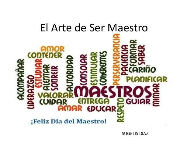 El arte de ser maestro