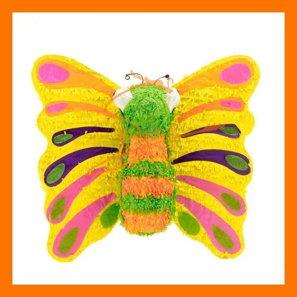 arte hecho a mano piñata en forma de mariposa grandes decoraciones ...