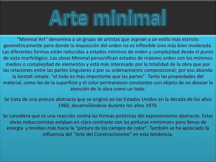 Arte minimal