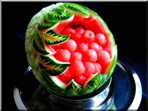 El arte del tallado de frutas y verduras - Bricolaje - Guía de ...