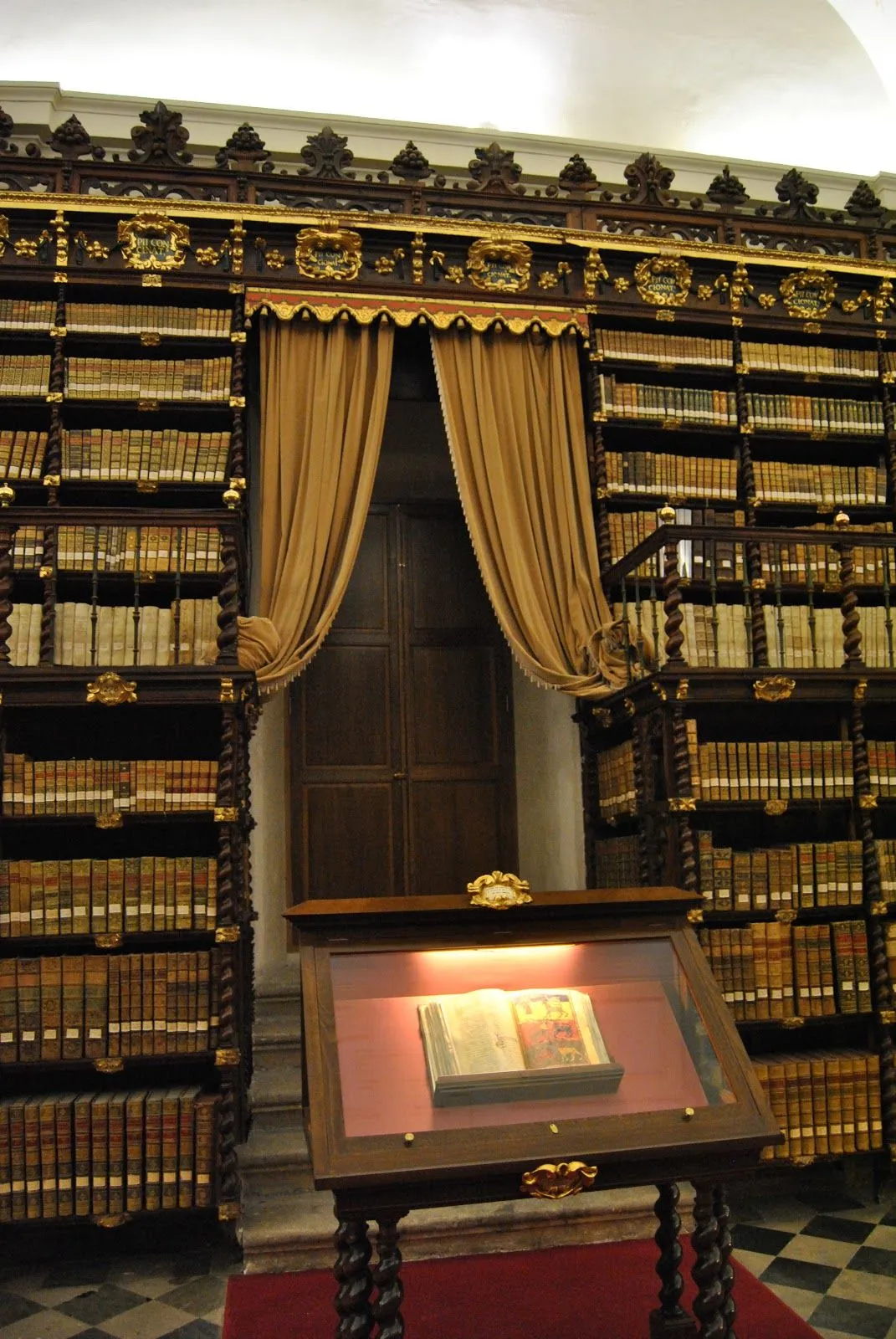 Arte en Valladolid: LA LIBRERÍA DEL COLEGIO DE SANTA CRUZ