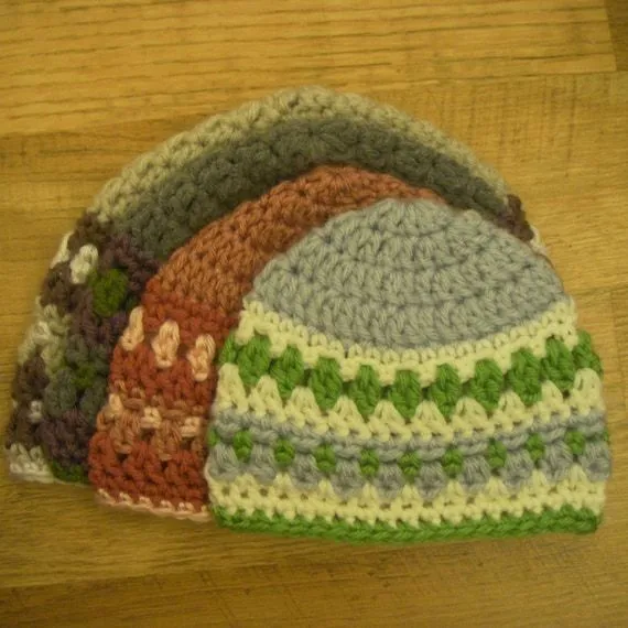 Artempunto: gorros tejidos al crochet