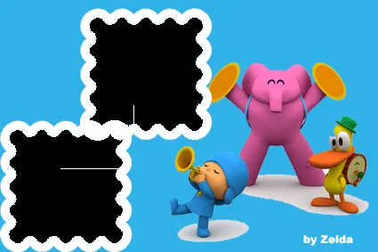 Artes da Zelda: Novas molduras em PNG Pocoyo