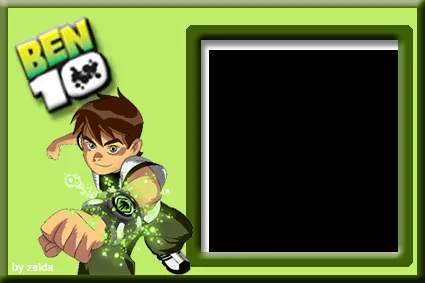 Artes da Zelda: novas molduras em png Ben 10