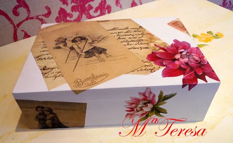 ARTESANIA "TOT ES ART": CAJITAS CON DECOUPAGE