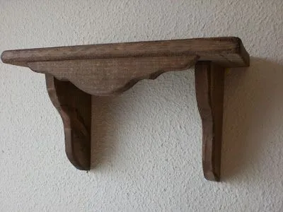 ARTESANÍA RÚSTICA EN MADERA,DECORACIÓN DE CASAS RURALES.: REPISA ...