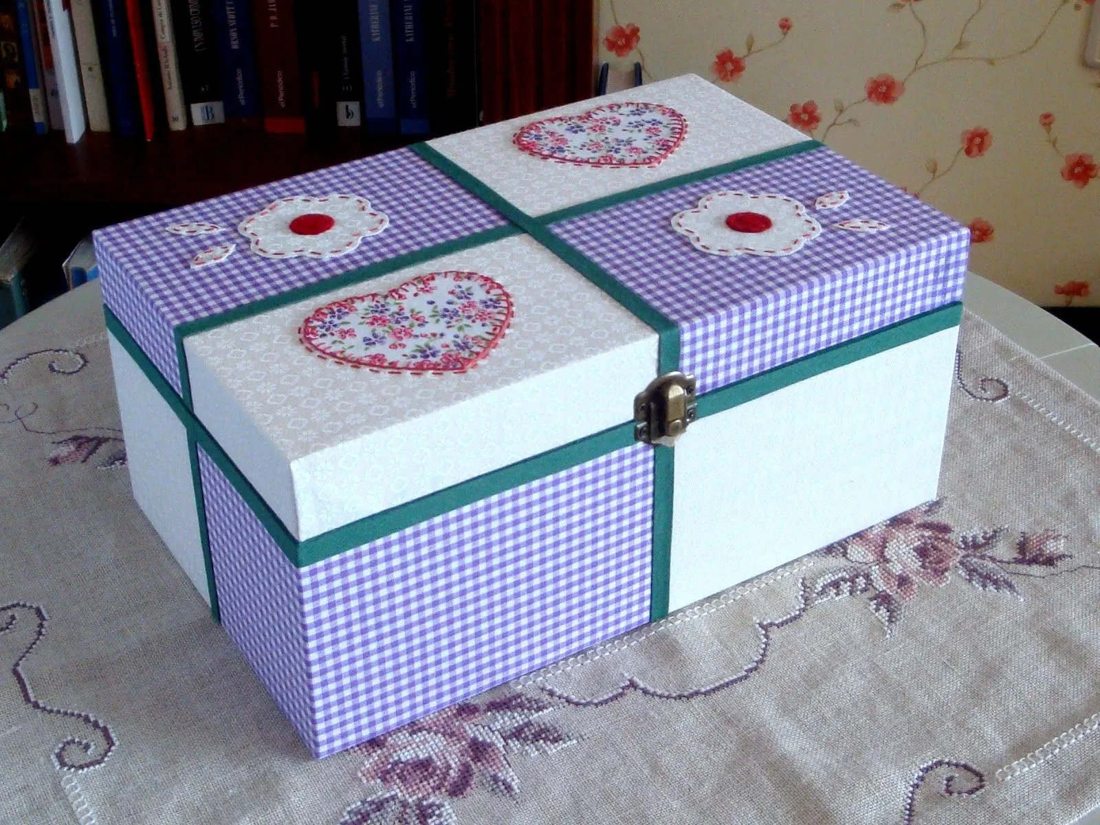 Artículos de Patchwork : BONITAS CAJAS DE MADERA DECORADAS AL ...