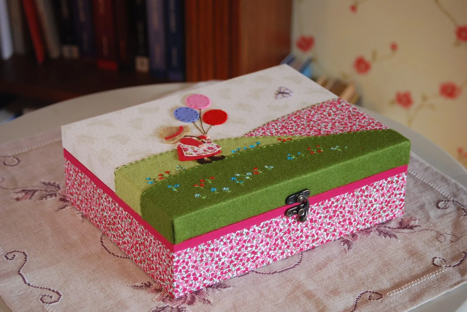 Artículos de Patchwork : BONITAS CAJAS DE MADERA DECORADAS AL ...