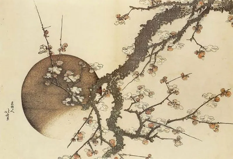 Artimañas: HOKUSAI (1760 - 1849) - Pintor japonés - Acuarela - Dibujo