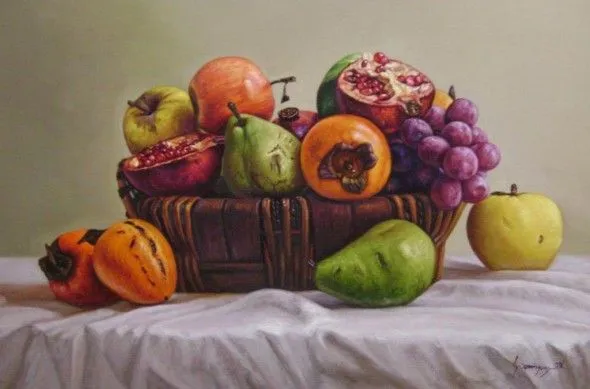 Obra de arte: canasta de frutas 2 Artistas y arte. Artistas de la ...