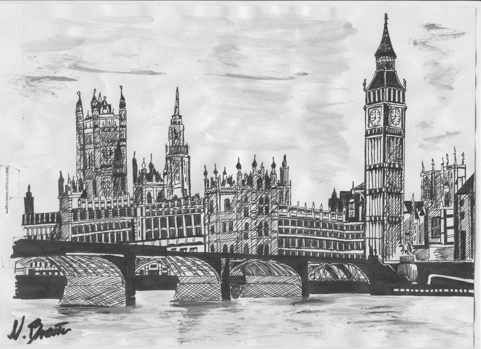 Grandes Artistas: Ilustraciones con mucho Arte de Londres