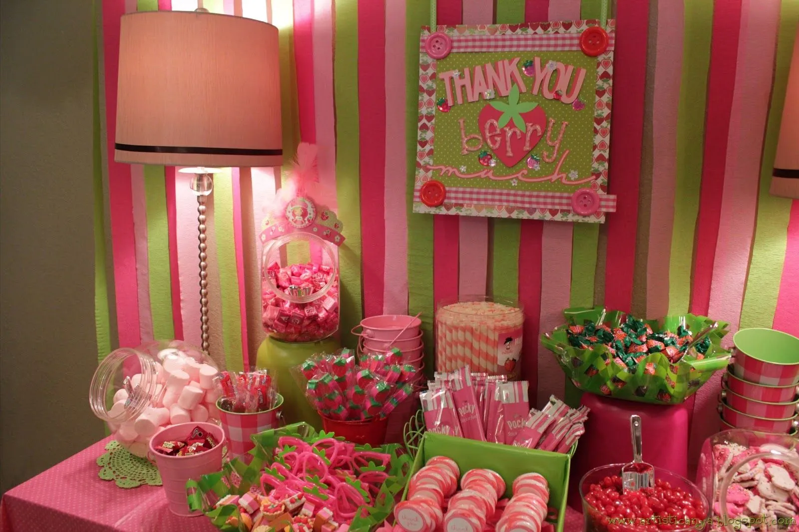 Artistic Anya Designs: Strawberry Shortcake Party