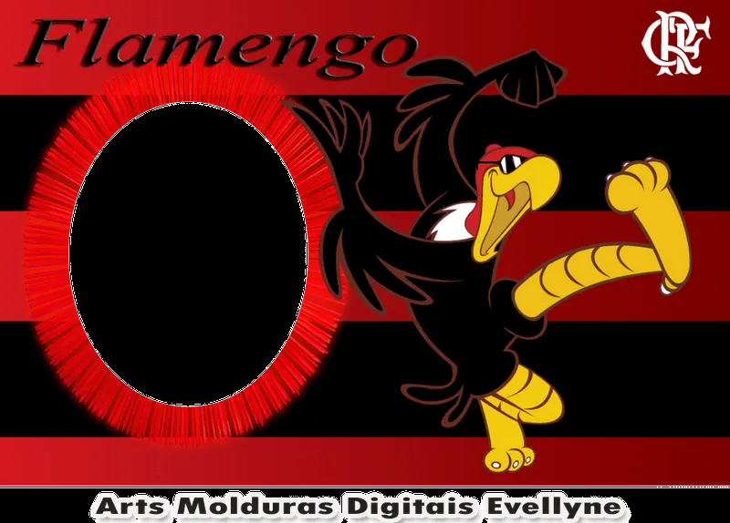 Arts Molduras Digitais Evellyne: Flamengo