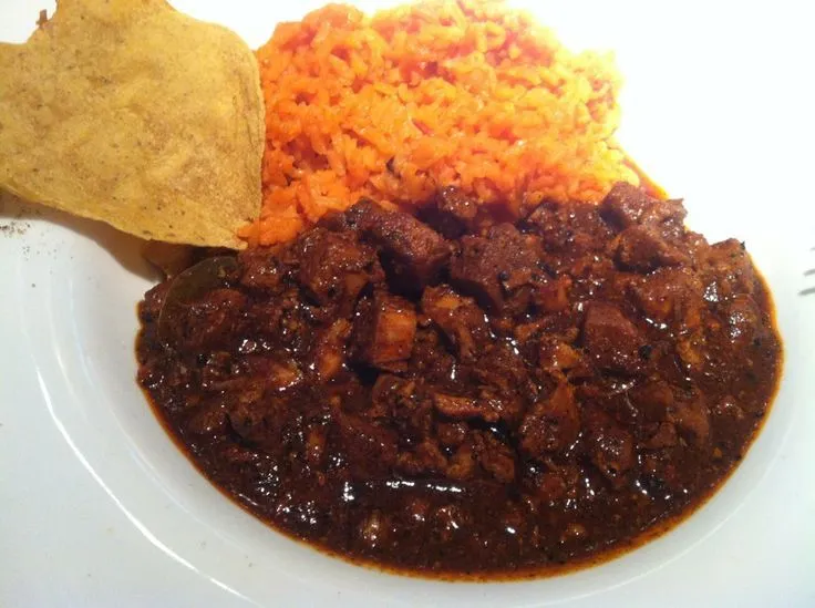 Asado Norteño!! Carne de Puerco con chile Rojo y Arroz | COMIDAS ...