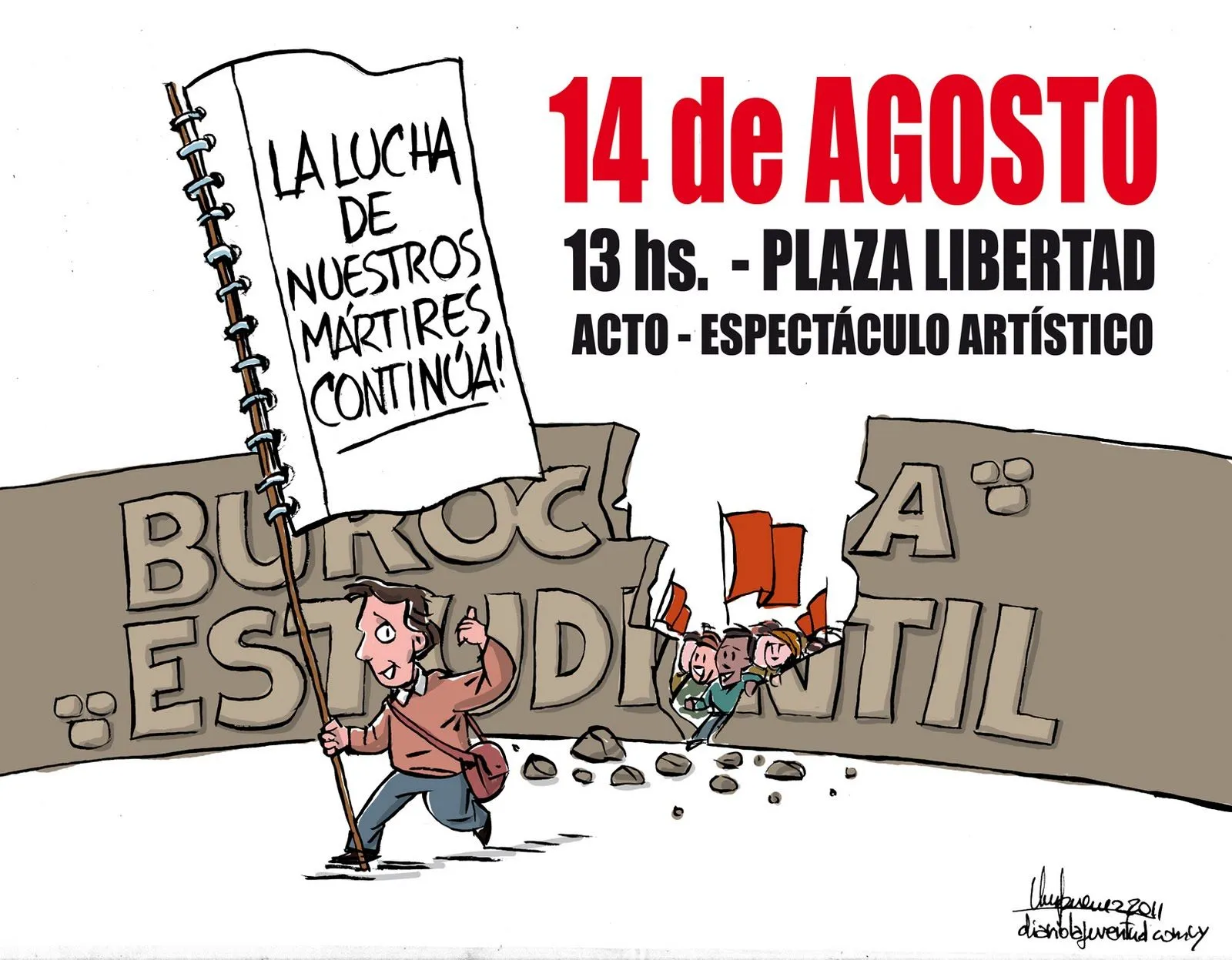 Asamblea Popular: ACTO CLASISTA EL 14 DE AGOSTO