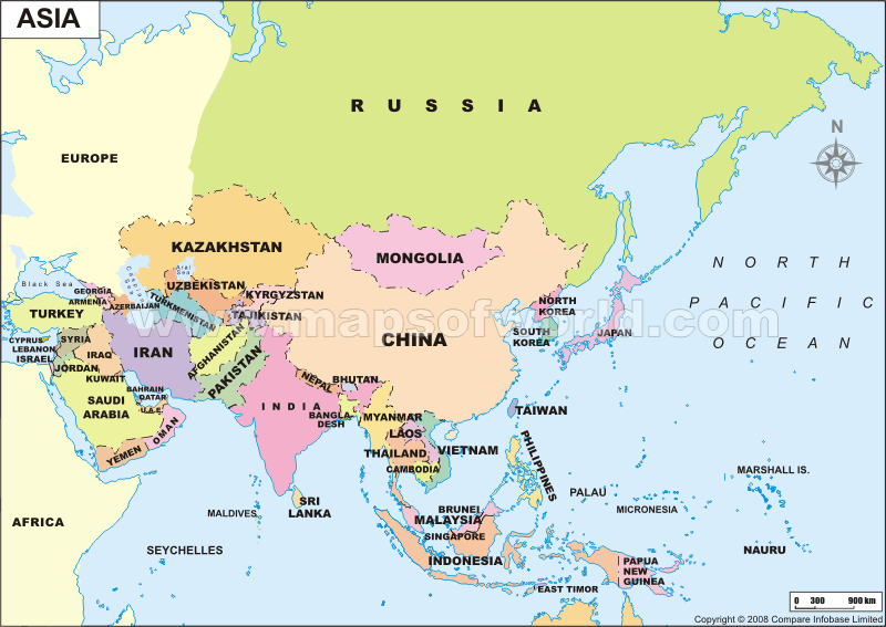 Asia Map - Map Pictures