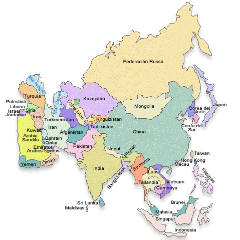 Asia : Paises, Mapas, Pueblos, Viajes, ...