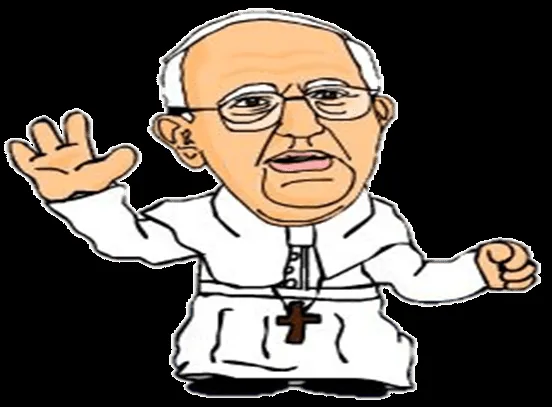 IMÁGENES PARA DESCARGAR: PAPA FRANCISCO EN DIBUJOS PARA NIÑOS