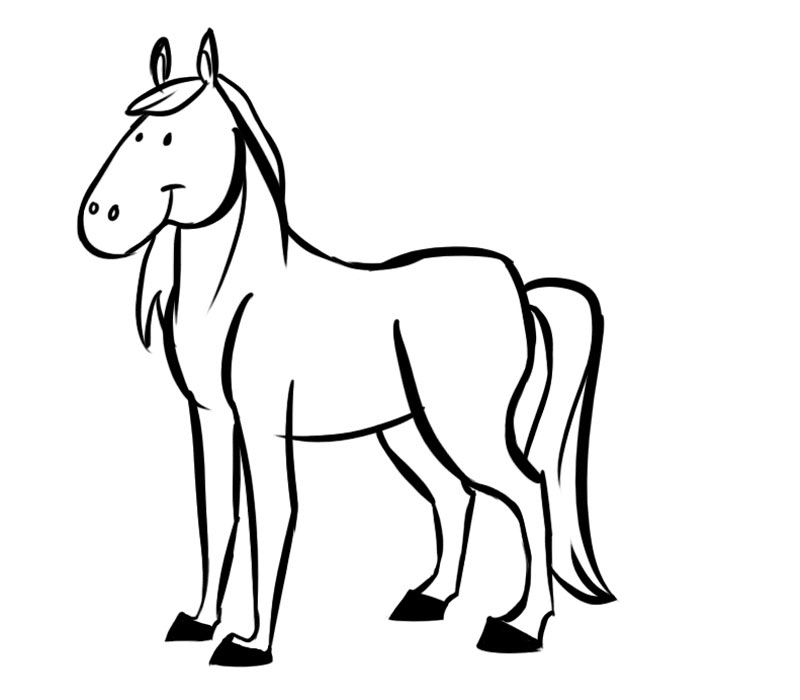 Caballo dibujo - Imagui