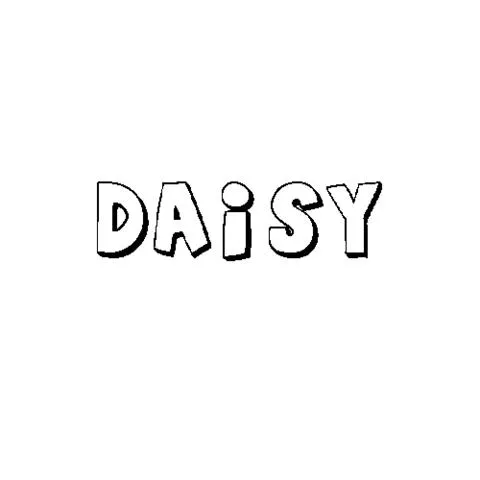 Dibujos de DAISY para colorear