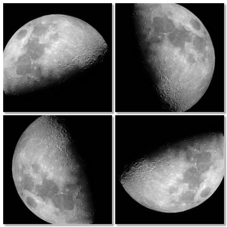 AstroFotoNoticiasGranCanaria: Luna cuarto creciente