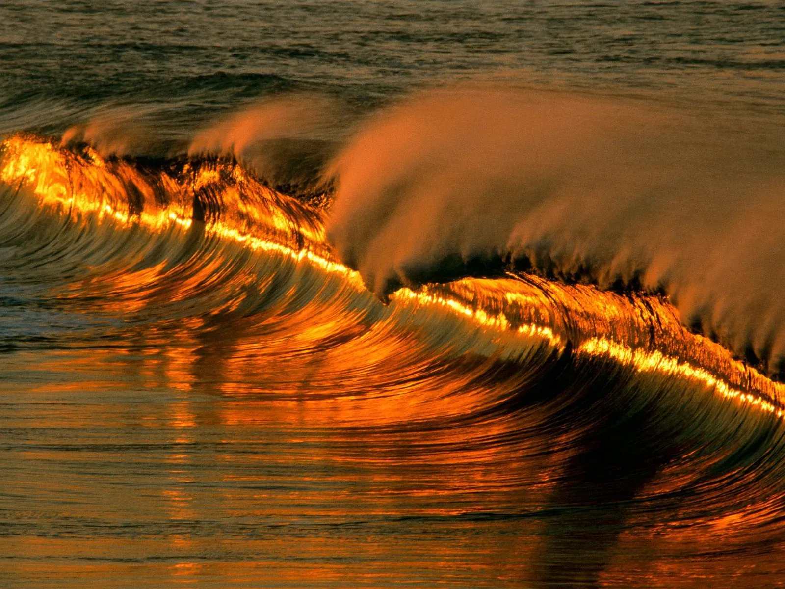 Atardecer en la playa