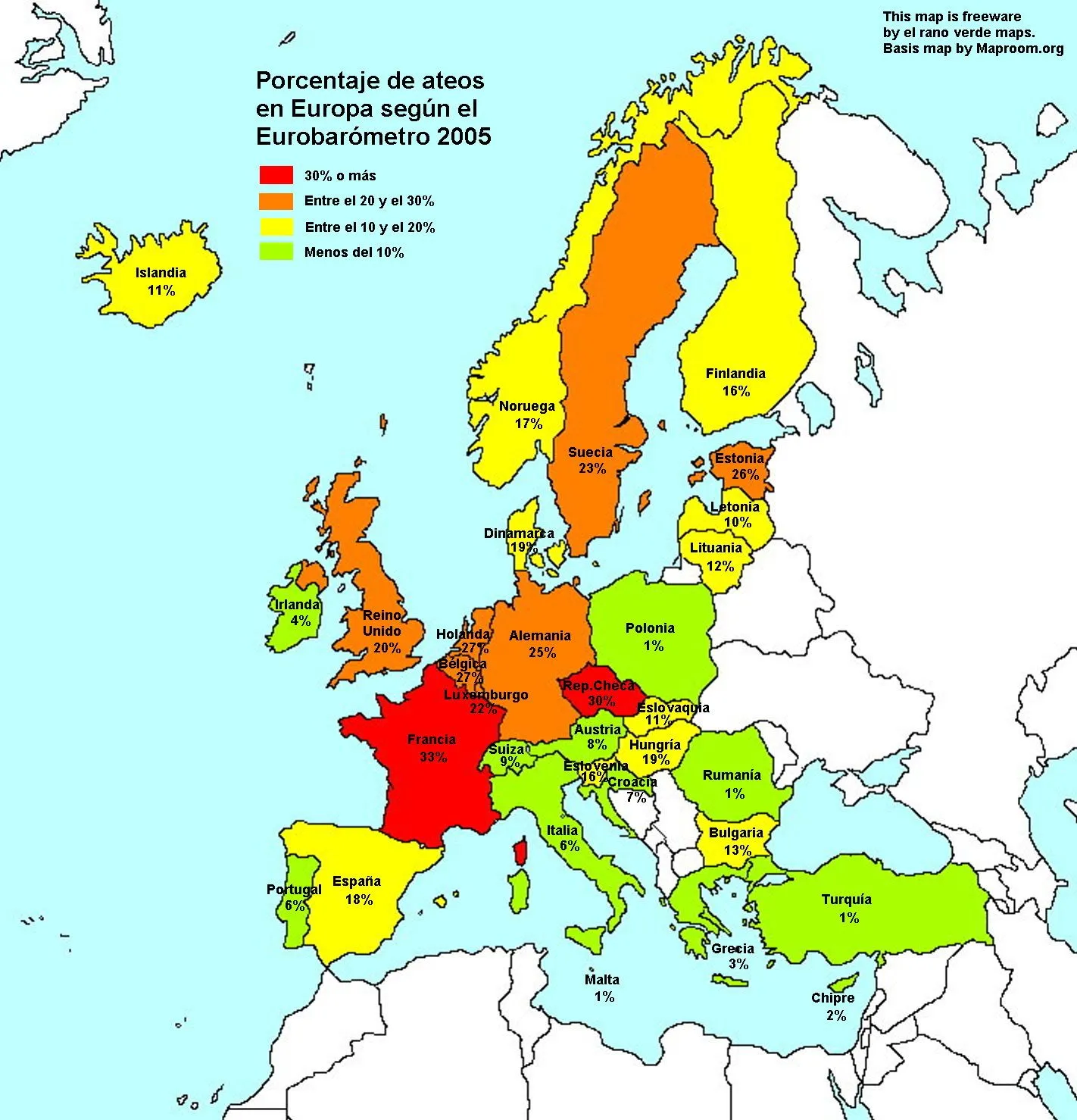 El ateísmo en Europa. | La Ciencia y sus Demonios