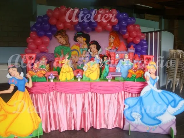 Atelier Além da Imaginação Festas Infantis: DECORAÇÃO PRINCESAS